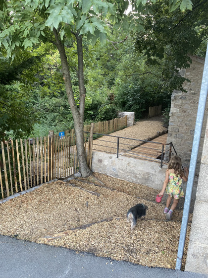 Sur le sentier rénové