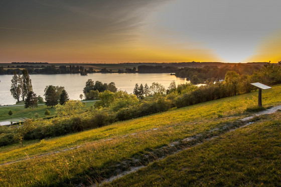 Sur les hauteurs de plan d'eau de Mézières Ecluzelles