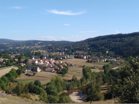 sur les hauteurs du Malzieu-ville