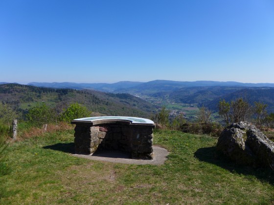 Table d'orientation au point 5