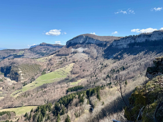 Vue de la Table d’orientation vers le Nord