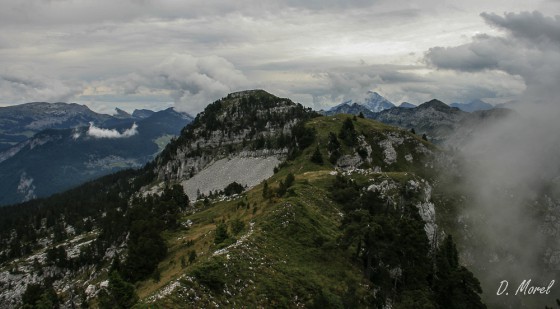 Tête ronde vue de la Tête tête de l\'Arpettaz