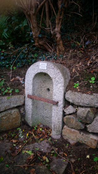 The old tap water trough