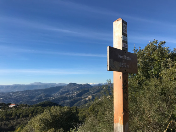The summit of Mont Bastide
