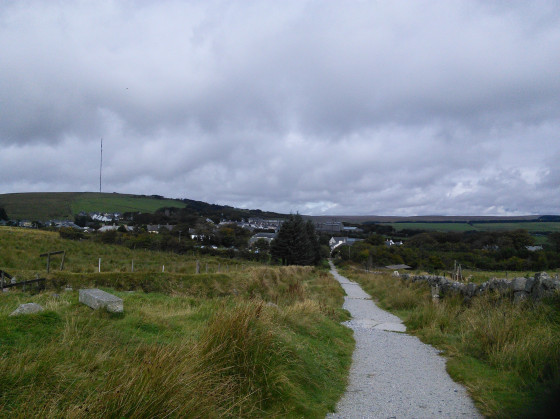 Le chemin du retour vers le village