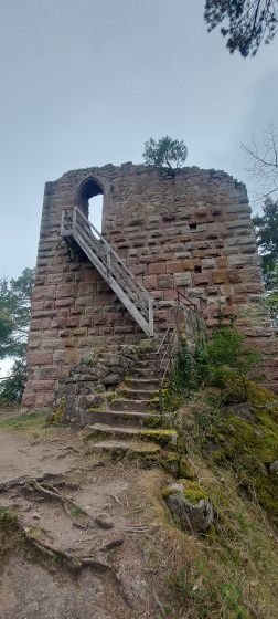 Tour du ch&acirc;teau du Bilstein