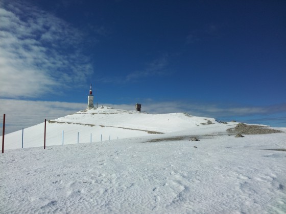 Tout en haut du Mont Ventoux