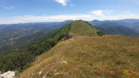 Toute la Montagne de Couspeau depuis le Grand Delmas