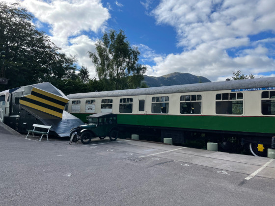 Restaurant dans un wagon de train