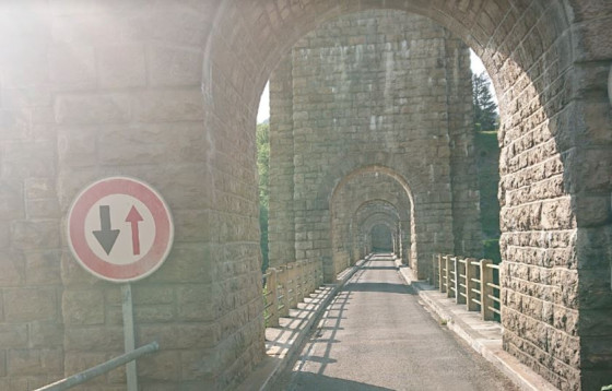 Traversée du Viaduc de Cize-Bolozon