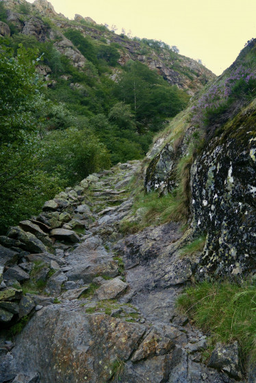 Très beau chemin empierré