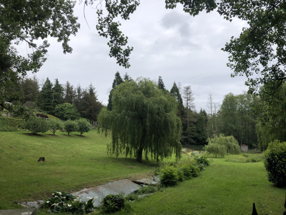 Très beau parc à proximité du ruisseau de Flagy