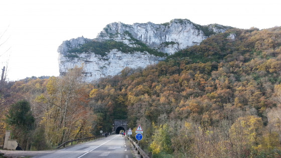 Tunnel de la D115 au départ