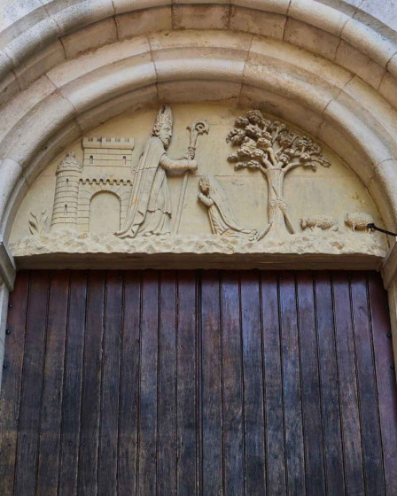 Tympan &eacute;glise Saint-Germain