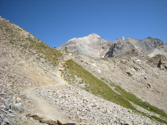 Ultime montée pour le col de la bailletaz Ultime montée pour le col de la bailletaz