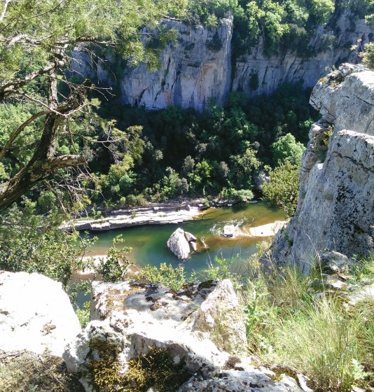 Un des nombreux points de vue sur les Gorges du Chassezac