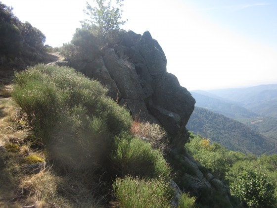 un des passages de la montée vers le col