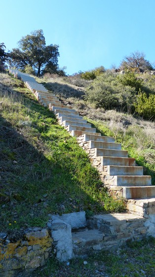 Un escalier qui monte au ciel