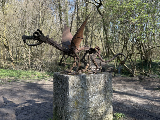 Un joli dragon sur le Sentier de l'étrange