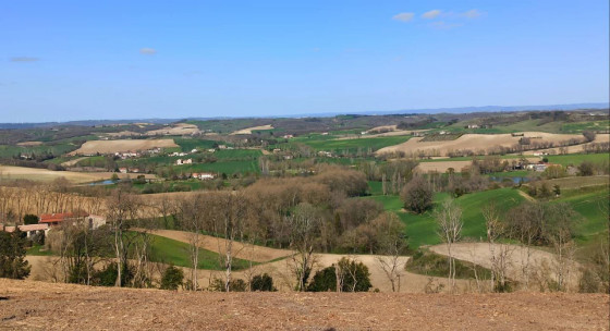 Un peu après la sortie de Puylaurens