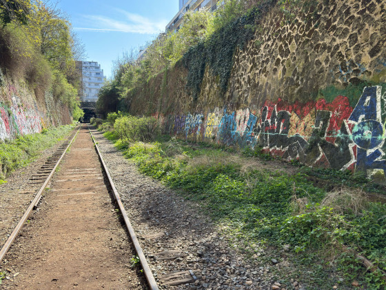Un peu plus loin sur la petite ceinture