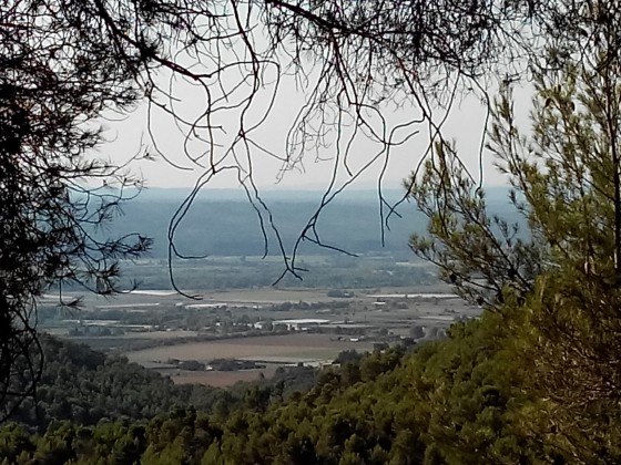Une des vues sur la vallée de la Durance.