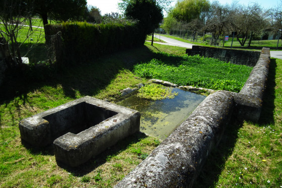 une fontaine &agrave; Salles d'Angles