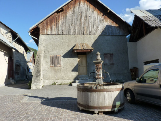 Une fontaine traditionnelle