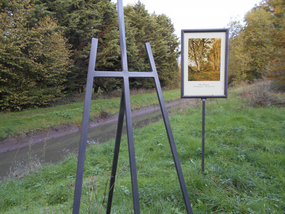 une installation sur le parcours