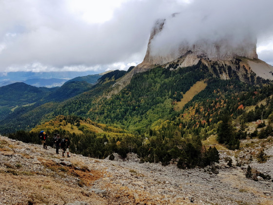 Une montée dans les pierres