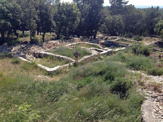 Une partie de l\'Oppidum