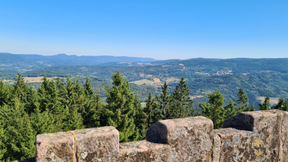 Une vue depuis la tour Julius