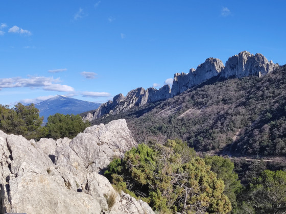 une vue depuis le rocher