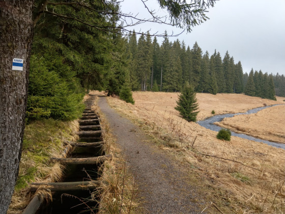 En route sur le sentier de cr&ecirc;te