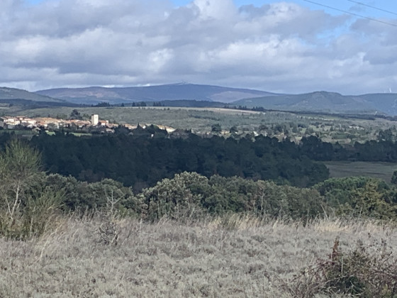 Vue de la montagne noire