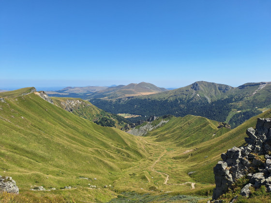 Val de Courre depuis la Tour Carrée