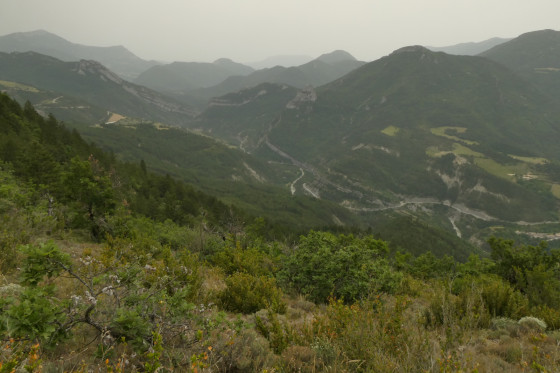 Vallée de la Roanne embrumée