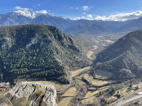 Vall&eacute;e de la Rotj&agrave; et Pic du Canigou