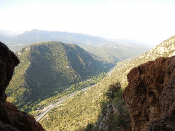 Vallée de la Têt vue de la Grande grotte