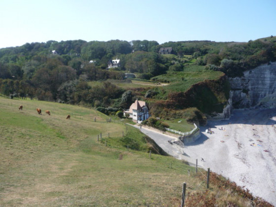 Valleuse et plage de Vaucottes