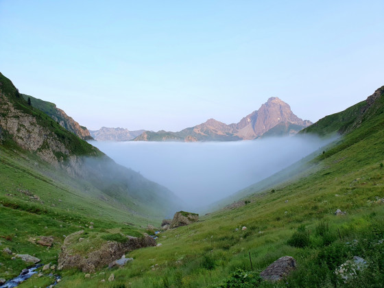 Vallon d\'Arrious au petit matin
