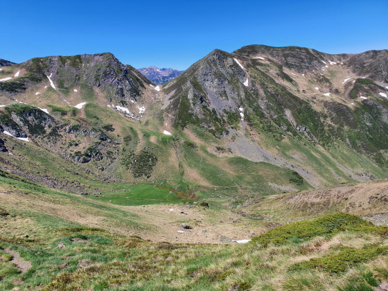 Vallon de Baigt-de-St-Cours depuis le Col d\'Aas de Bielle