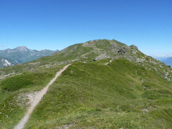 Vers la crête nord du Pas de Cherferie