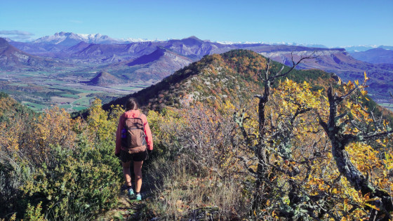 Vers le col de Garde