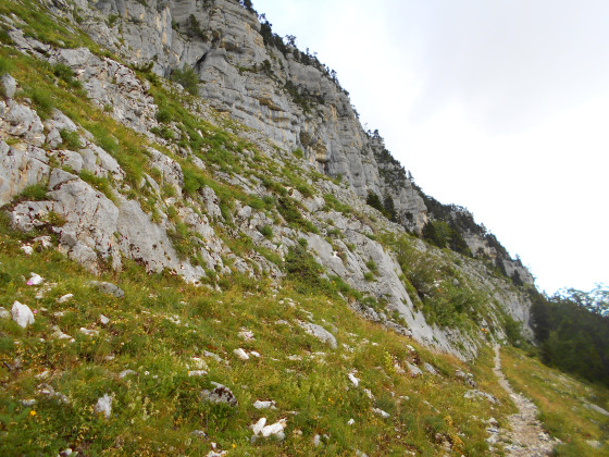 Vers le pas des Barres Vers le pas des Barres