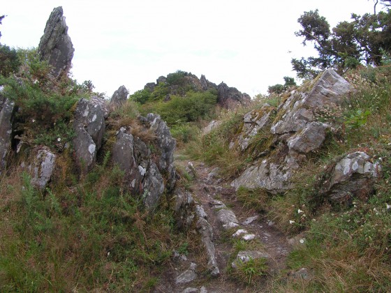 Vers le sommet de la Roche du Feu