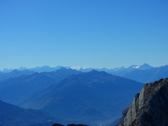 Vers les Ecrins et la Meije