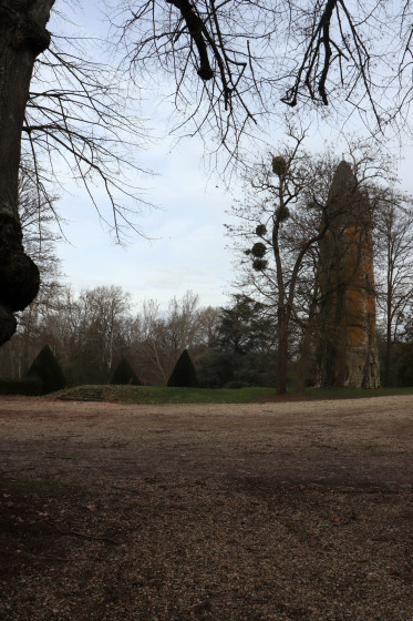 Vestige et parc du ch&acirc;teau de Diors (priv&eacute;)