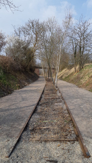 Vestiges de la voie ferrée
