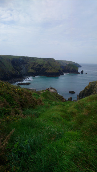 View across Polurrian Cove